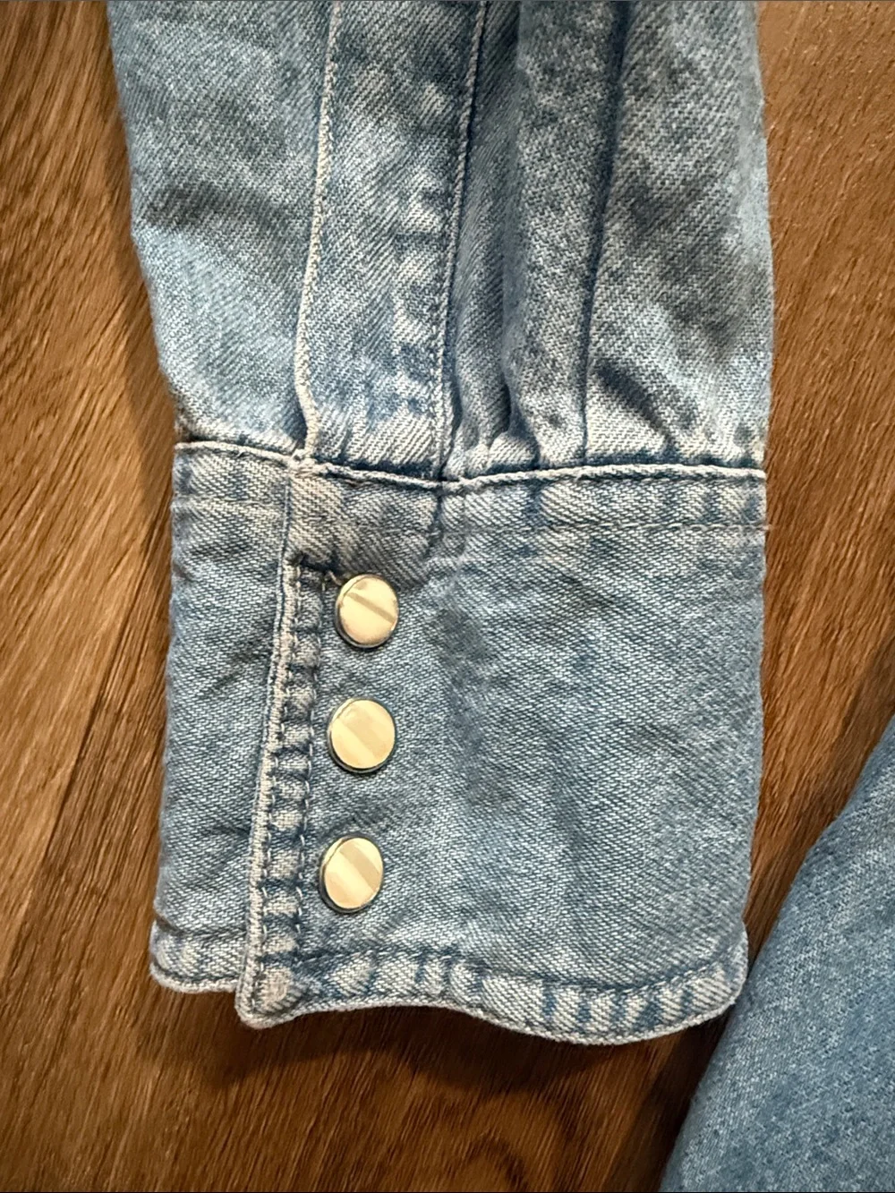 Wrangler Long Sleeve Denim Dress size large - Picture 7 of 11